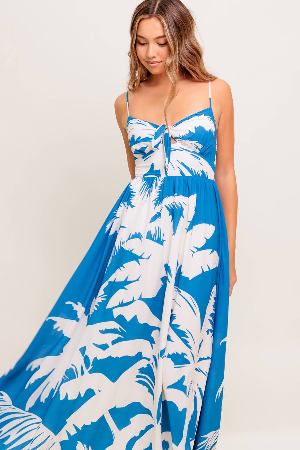 SLOW MORNINGS NAVY WOVEN MAXI DRESS Flying Tomato